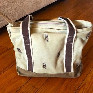 L.L. Bean owl handbag